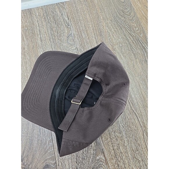 Vuori Men's Cotton Dad Hat Chocolate Brown Strapback Baseball Cap - Picture 7 of 9